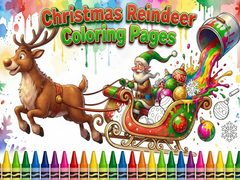 Oyun Christmas Reindeer Coloring Pages