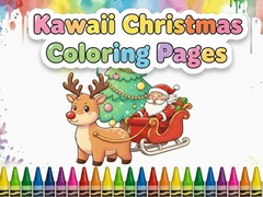 Oyun Kawaii Christmas Coloring Pages