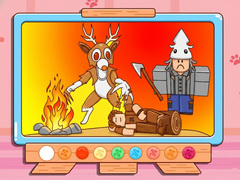 Oyun Coloring Book: 99 Nights In The Forest