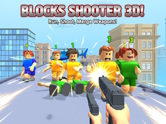 Oyun Blocks Shooter 3D! Run, Shoot, Merge Weapons!