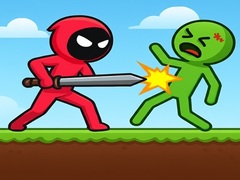Oyun Red Stickman vs Monster School