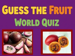 Oyun Guess The Fruit World Quiz
