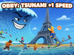 Oyun Obby: Tsunami +1 speed