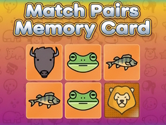 Oyun Match Pairs Memory Card
