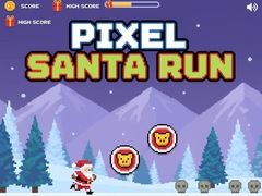 Oyun Pixel Santa Run