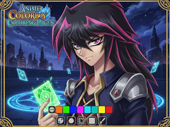 Oyun Anime Boy Coloring Pages