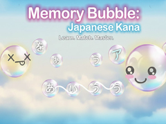 Oyun Memory Bubble: Japanese Kana