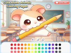 Oyun Cute Anime Animals Coloring Pages