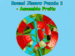 Oyun Round jigsaw Puzzle 2 - Assemble Fruits