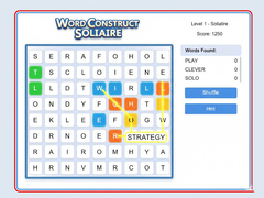 Oyun Word Construct Solitaire