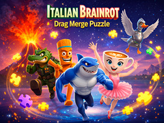 Oyun Italian Brainrot Drag Merge Puzzle