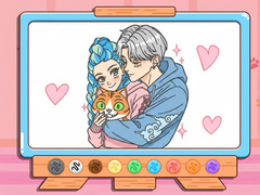 Oyun Coloring Book: Kpop Valentine's Day