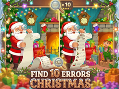Oyun Find 10 Errors Christmas