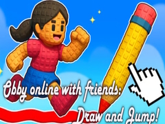 Oyun Obby online with friends: Draw and Jump!