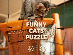 Oyun Funny Cats Puzzle