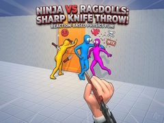 Oyun Ninja vs Ragdolls: Sharp Knife Throw!