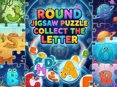 Oyun Round Jigsaw Puzzle - Collect the Letter