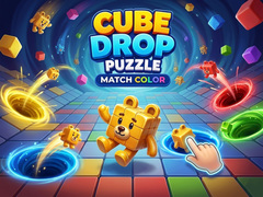Oyun Cube Drop Puzzle: Match Color