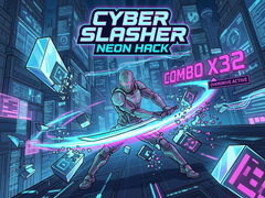 Oyun Cyber Slasher: Neon Hack