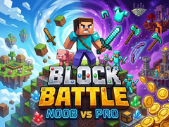 Oyun Block Battle - Noob vs Pro