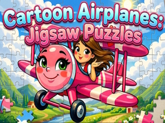 Oyun Cartoon Airplanes: Jigsaw Puzzles