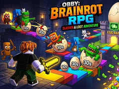 Oyun Obby: Brainrot RPG Slasher & Loot Adventure