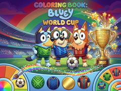 Oyun Coloring Book: Bluey World Cup