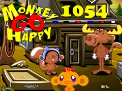 Oyun Monkey Go Happy Stage 1054