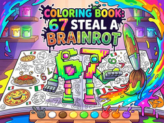 Oyun Coloring Book: 67 Steal A Brainrot