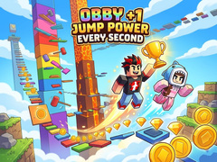 Oyun Obby +1 Jump Power Every Second