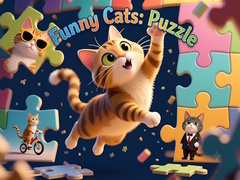 Oyun Funny Cats: Puzzle