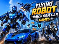 Oyun Flying Robot Transform Car Games