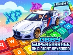Oyun Obby: Supercar Race on a Giant Keyboard