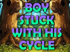 Oyun Boy Stuck with His Cycle