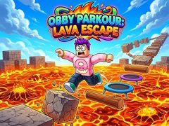 Oyun Obby Parkour: Lava Escape