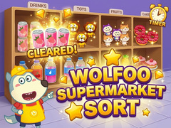 Oyun Wolfoo Supermarket Sort