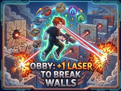 Oyun Obby: +1 Laser to Break Walls