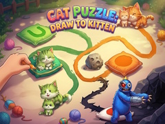 Oyun Cat Puzzle: Draw To Kitten