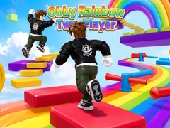 Oyun Obby Rainbow Parkour Two Player