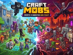 Oyun Craft Mobs: Create a Monster and Fight!