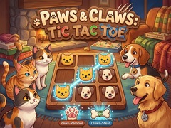 Oyun Paws & Claws Tic Tac Toe