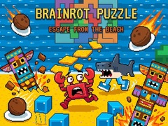Oyun Brainrot Puzzle: Escape from the Beach