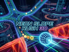 Oyun Neon Slope Rush 3D