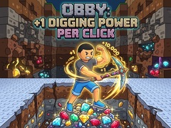 Oyun Obby: +1 Digging Power per Click