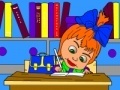 Oyun Masha and the Bear do their homework